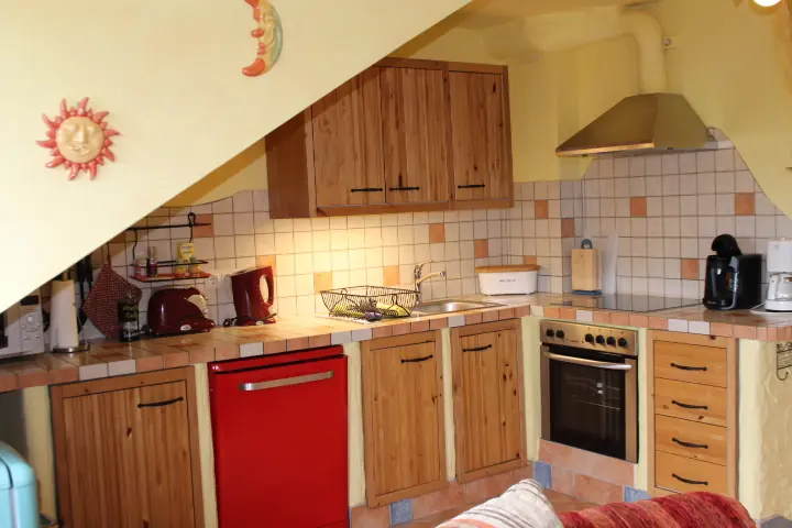 Küche einer Ferienwohnung